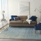 Homeroots 7 x 10 ft. Navy & Light Blue Abstract Area Rug 385286 - alternate 5